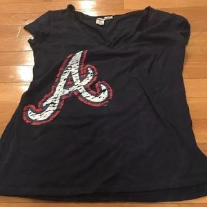 Atlanta braves womens top large